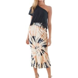 Free People Serious Swagger Tie Dye Skirt